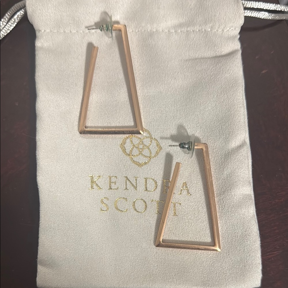 Kendra Scott Gold Geometric Earrings